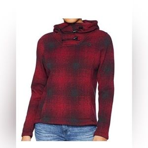 The North Face Buffalo plaid pullover Size M